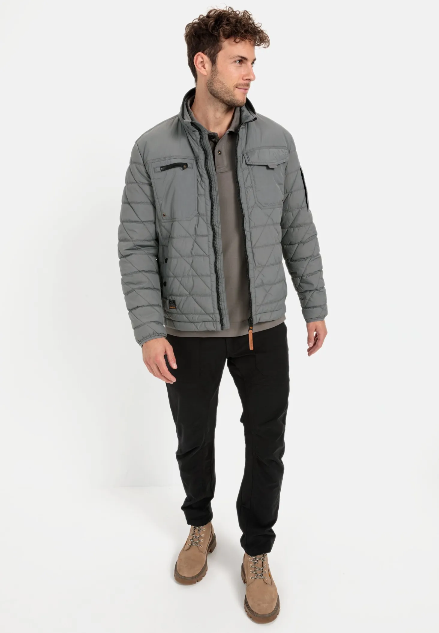 Steppblouson mit Stehkragen