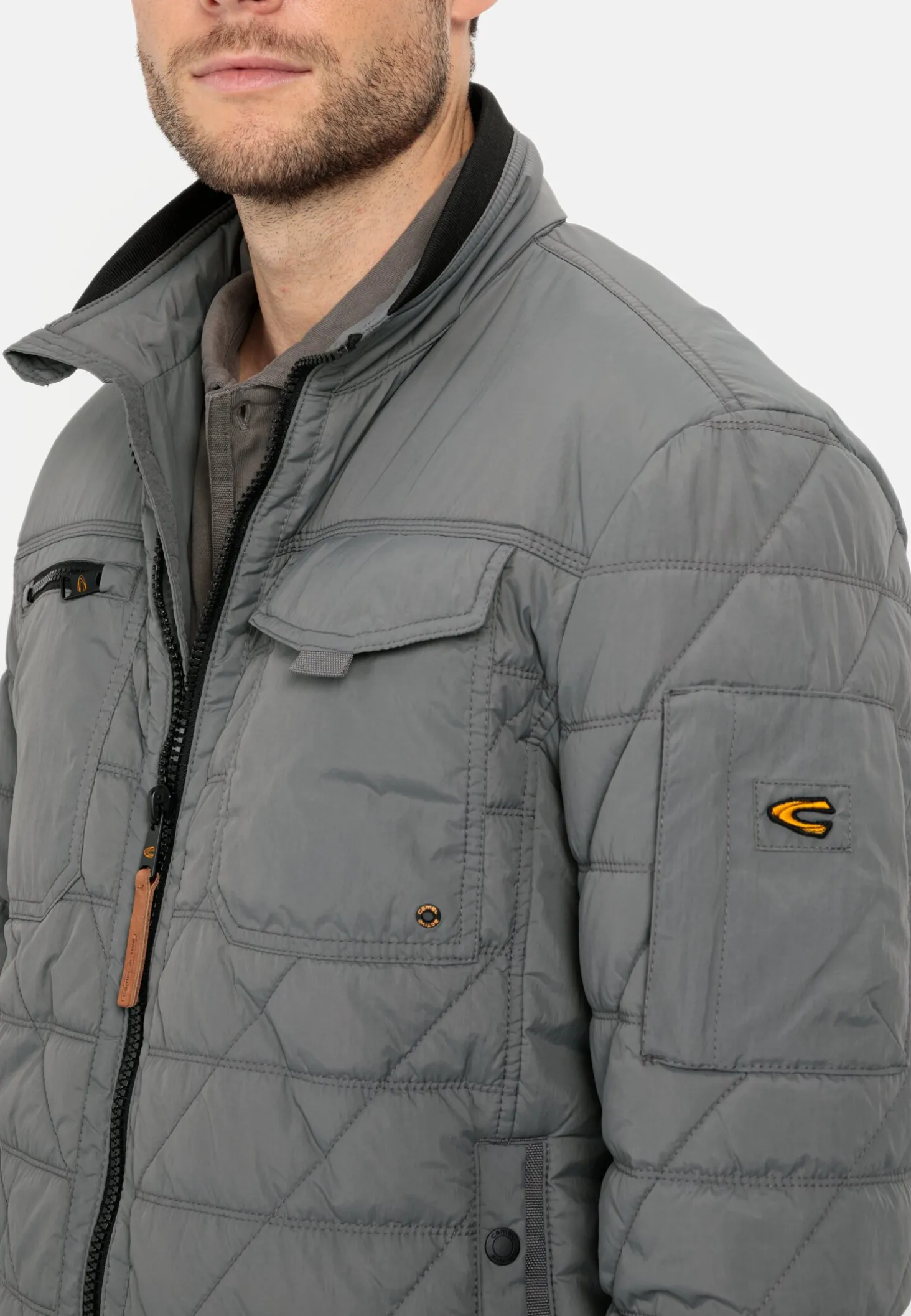 Steppblouson mit Stehkragen