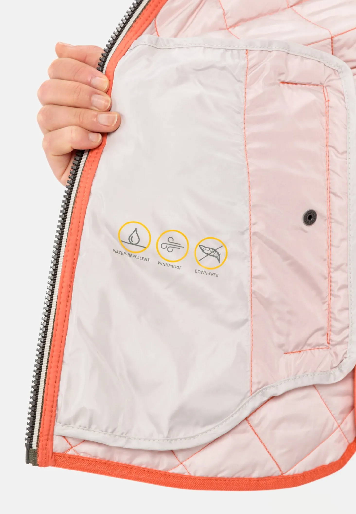 Steppjacke aus recyceltem Polyester