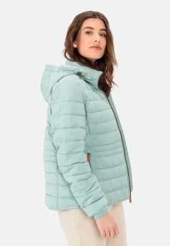 Steppjacke mit abnehmbarer Kapuze
