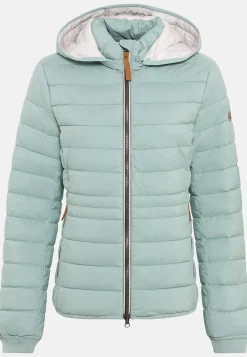 Steppjacke mit abnehmbarer Kapuze