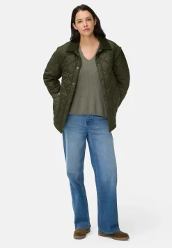 Steppjacke mit abnehmbaren Ärmeln