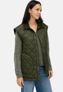 Steppjacke mit abnehmbaren Ärmeln