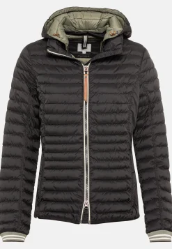 Steppjacke mit abnehmbarer Kapuze