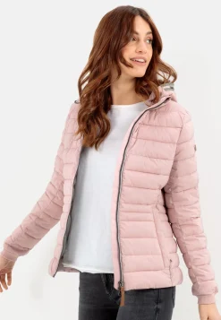 Steppjacke mit abnehmbarer Kapuze