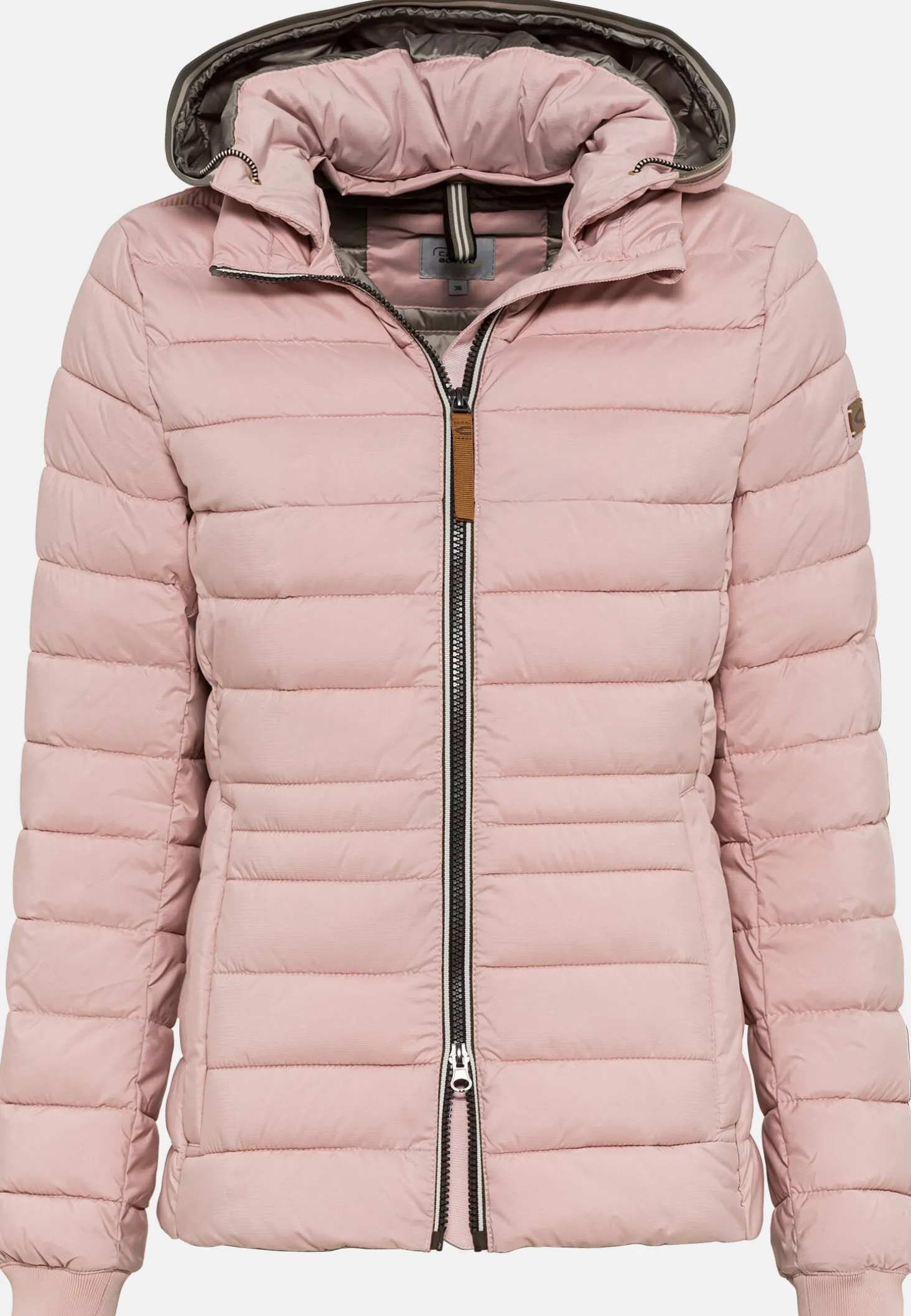 Steppjacke mit abnehmbarer Kapuze