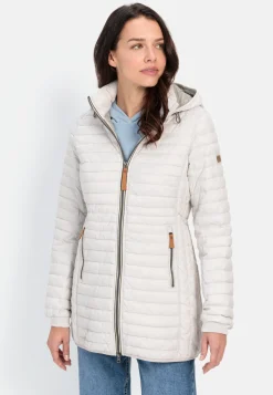 Steppjacke mit abnehmbarer Kapuze