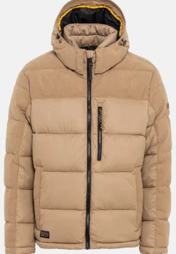 Steppjacke mit Cordbesatz