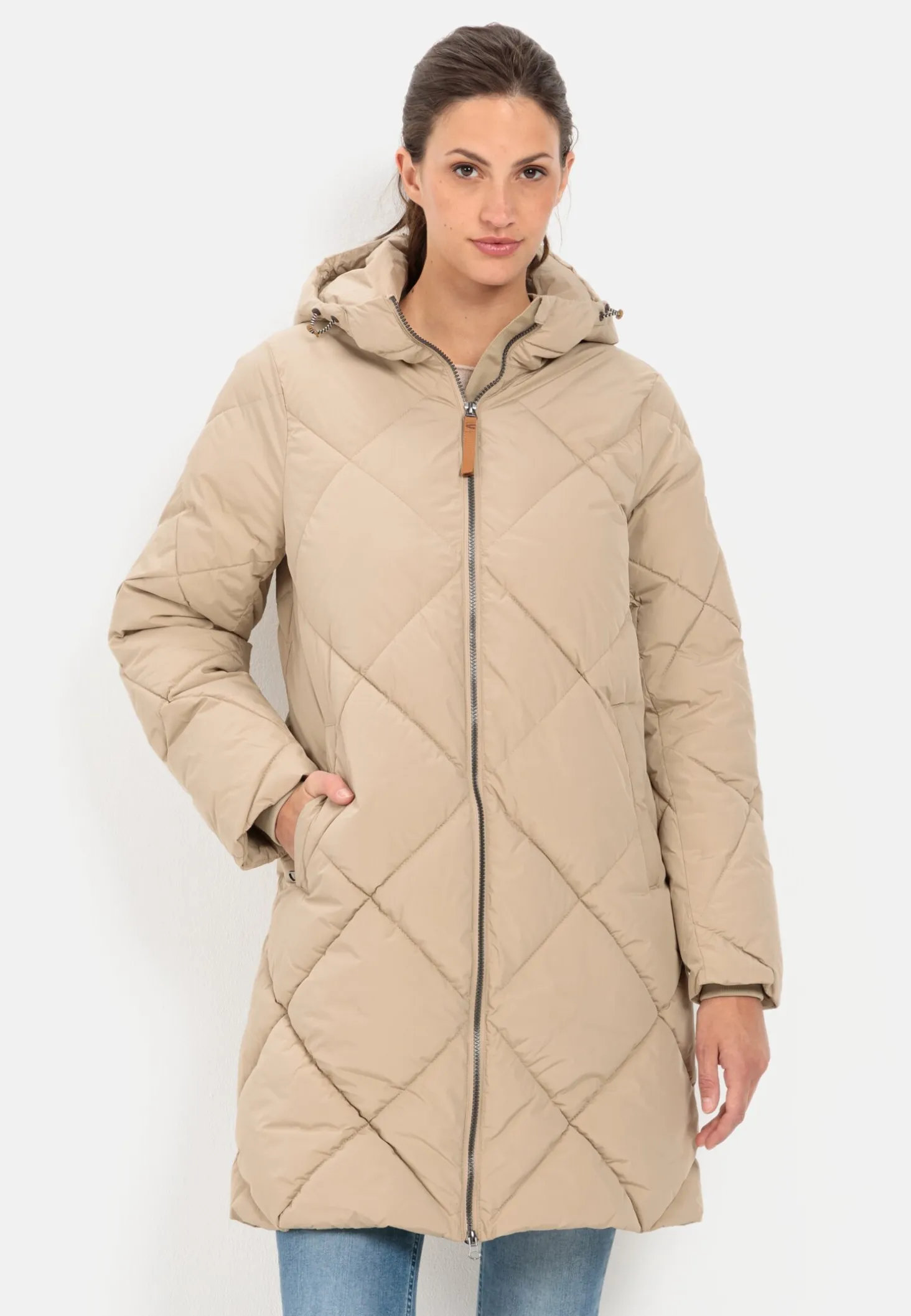 Steppmantel aus recyceltem Polyester