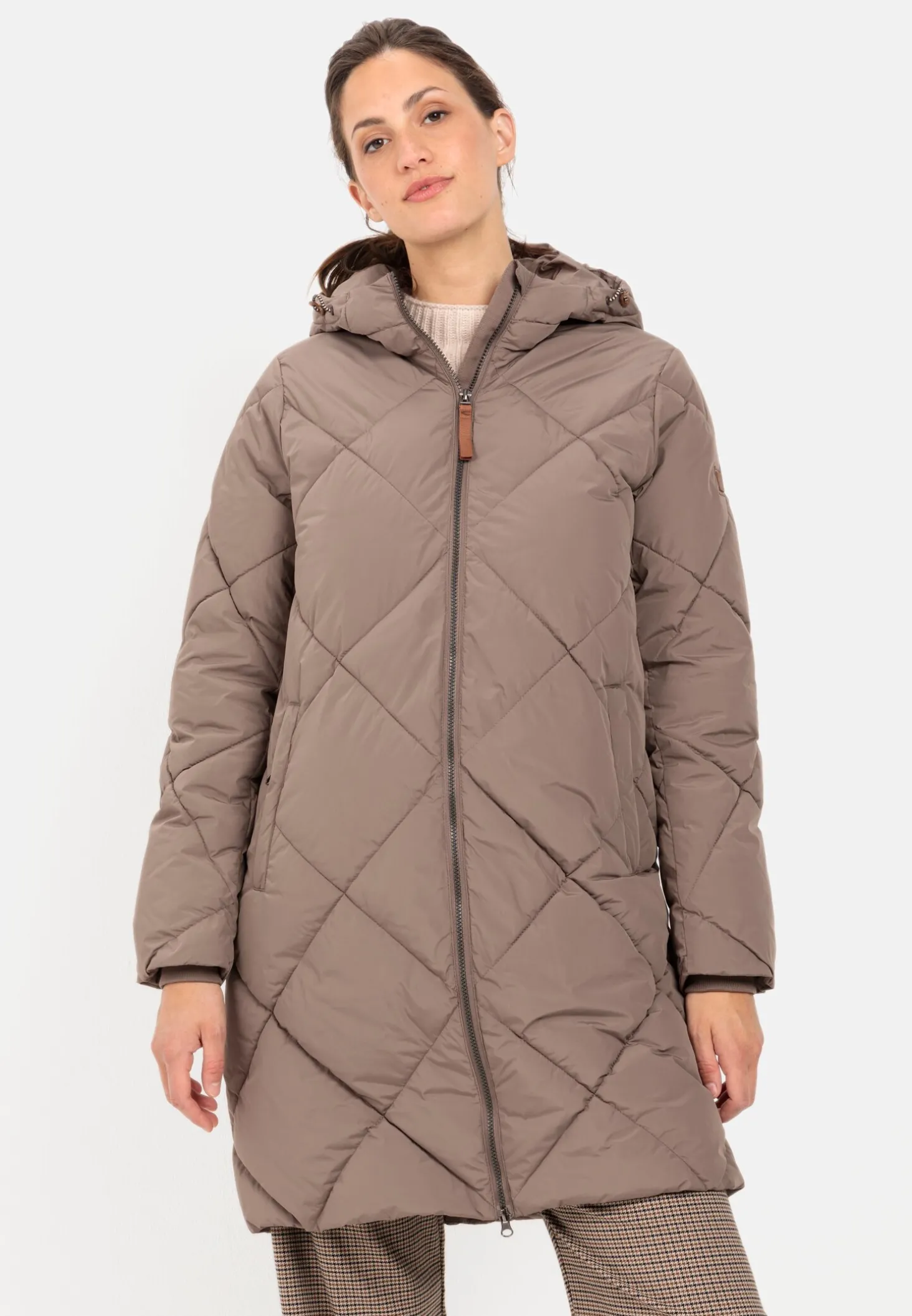 Steppmantel aus recyceltem Polyester