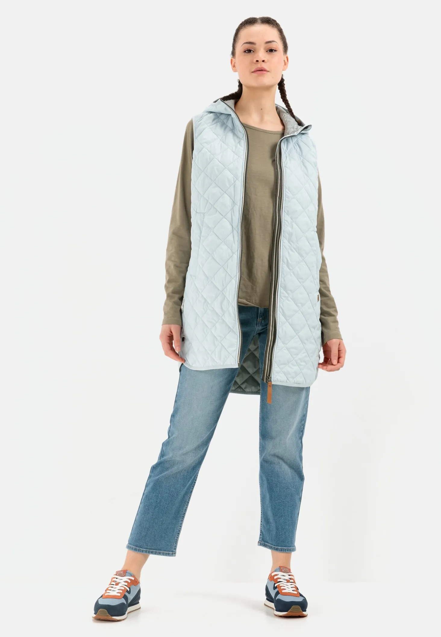 Steppweste aus recyceltem Polyester