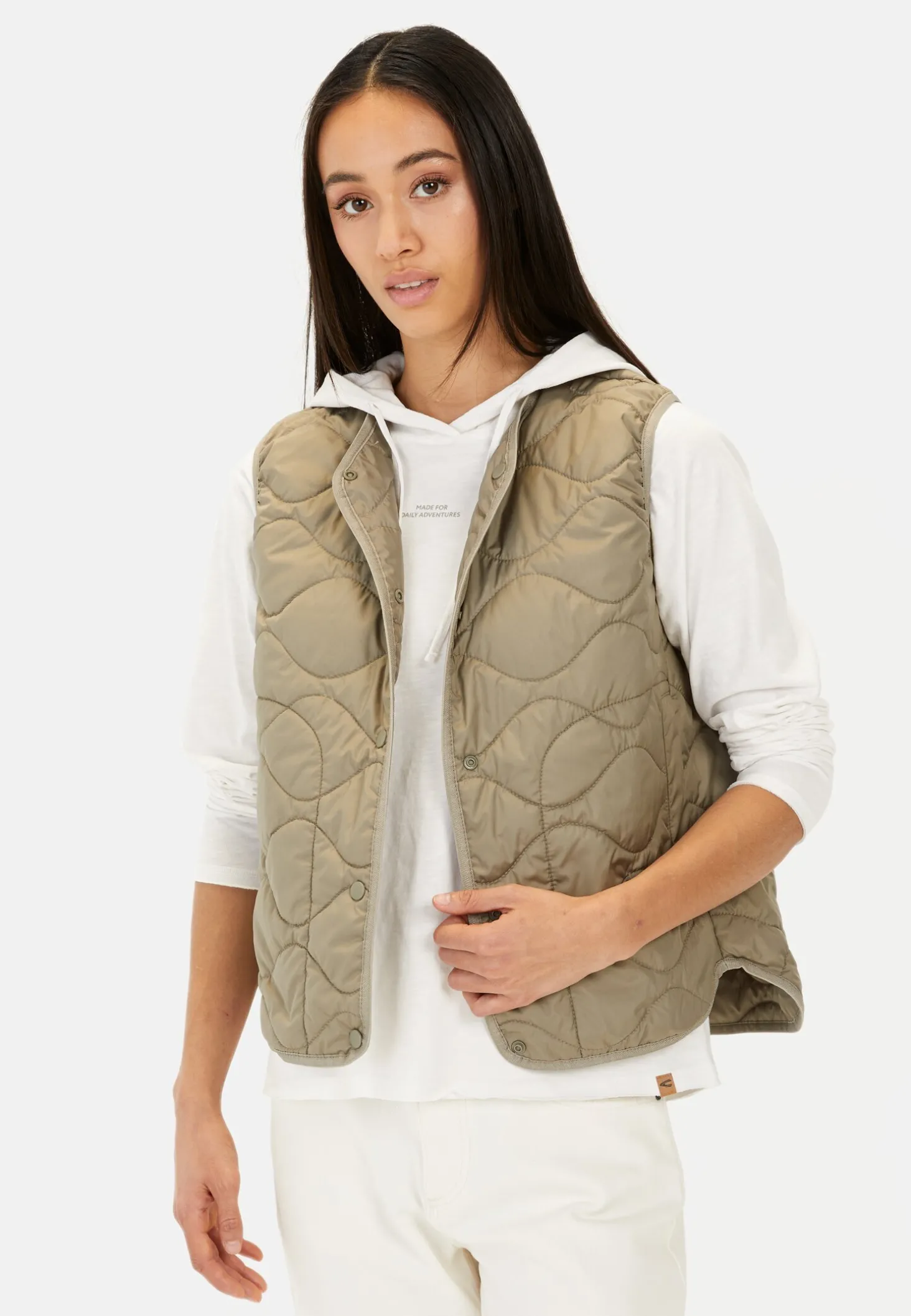 Steppweste aus recyceltem Polyester