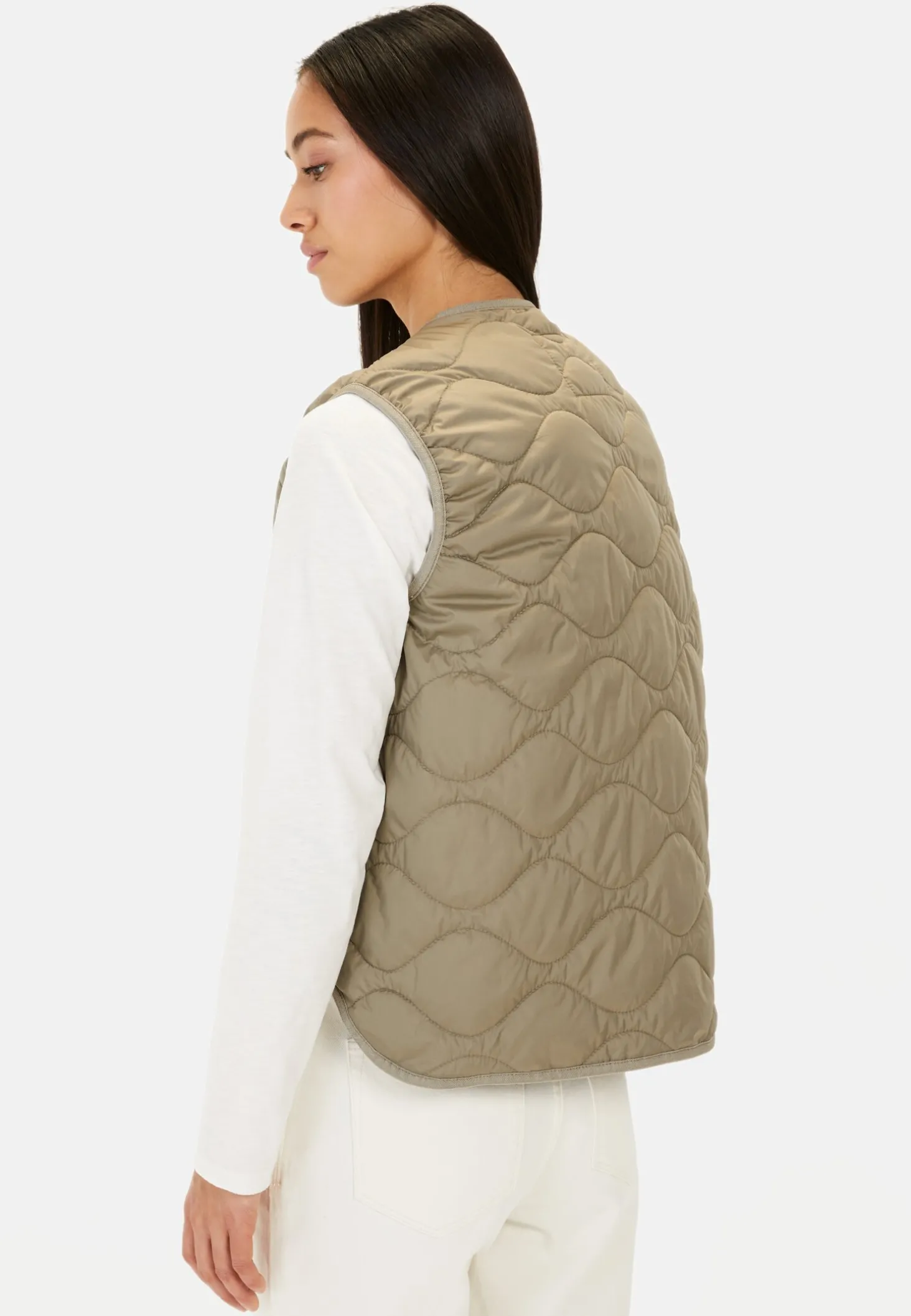 Steppweste aus recyceltem Polyester