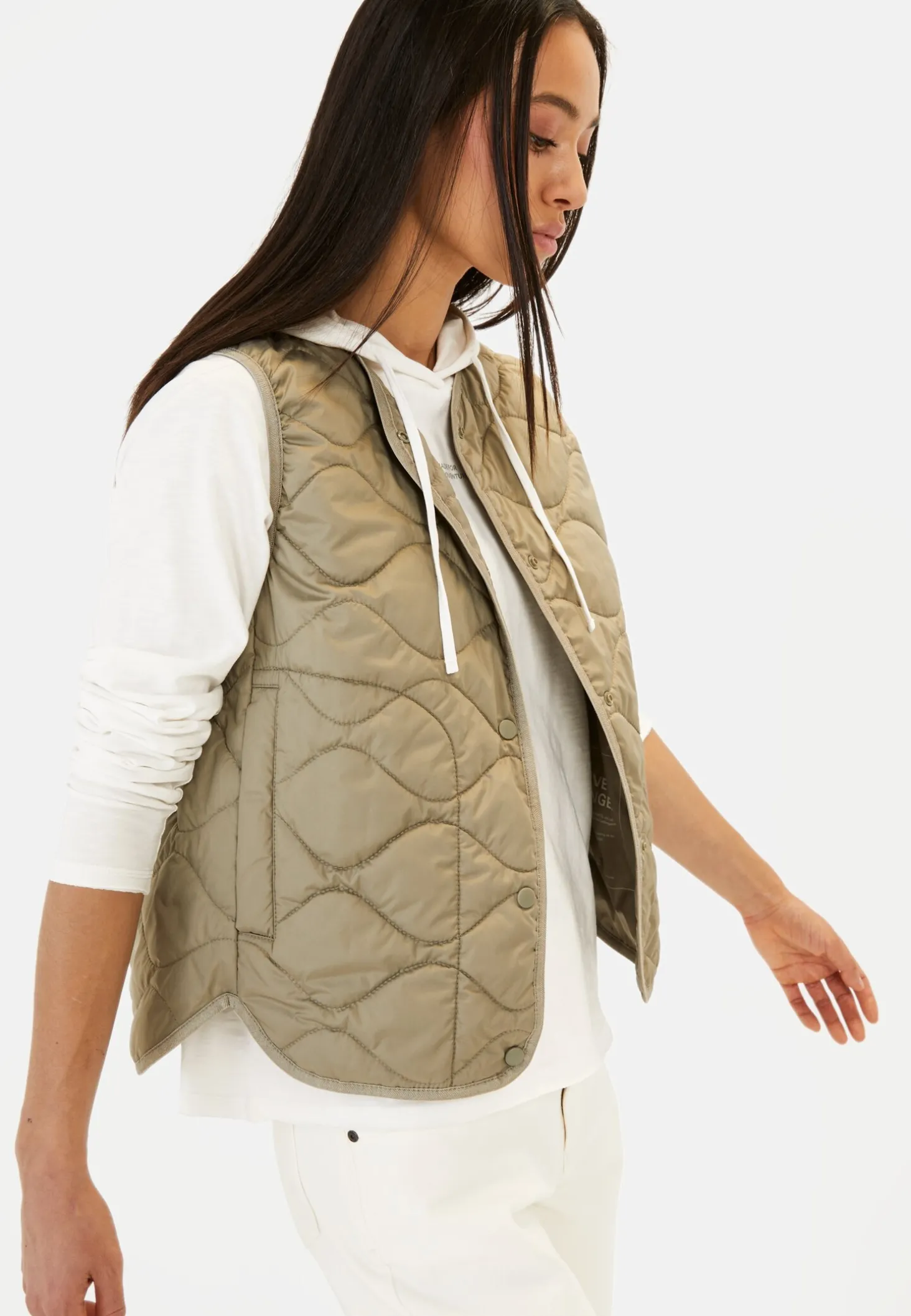 Steppweste aus recyceltem Polyester