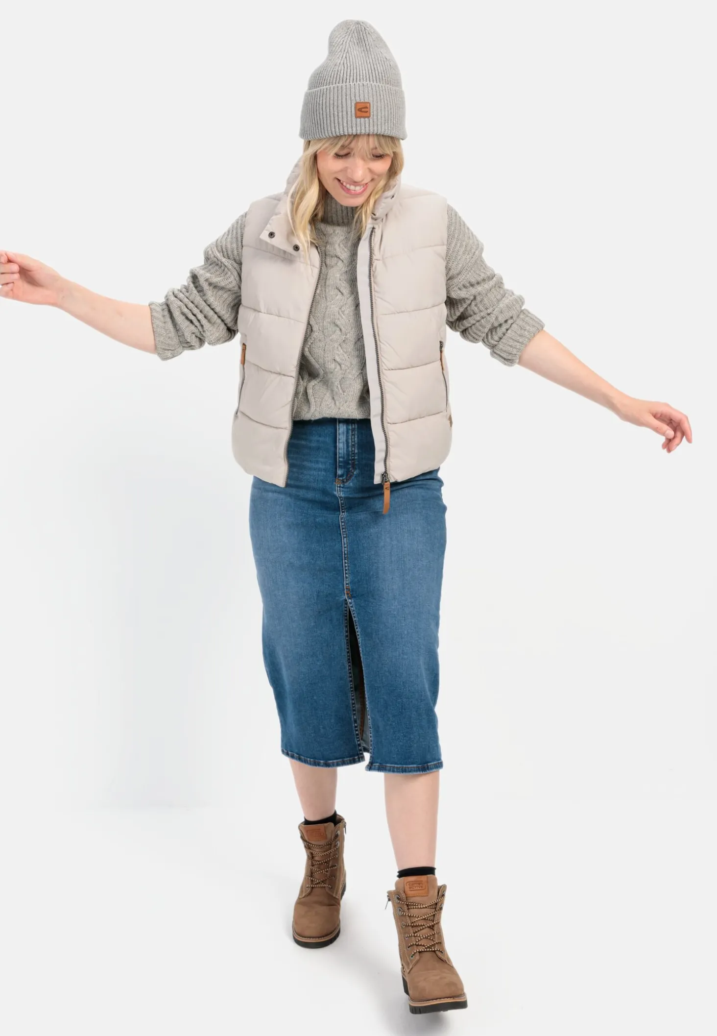 Steppweste aus recyceltem Polyester