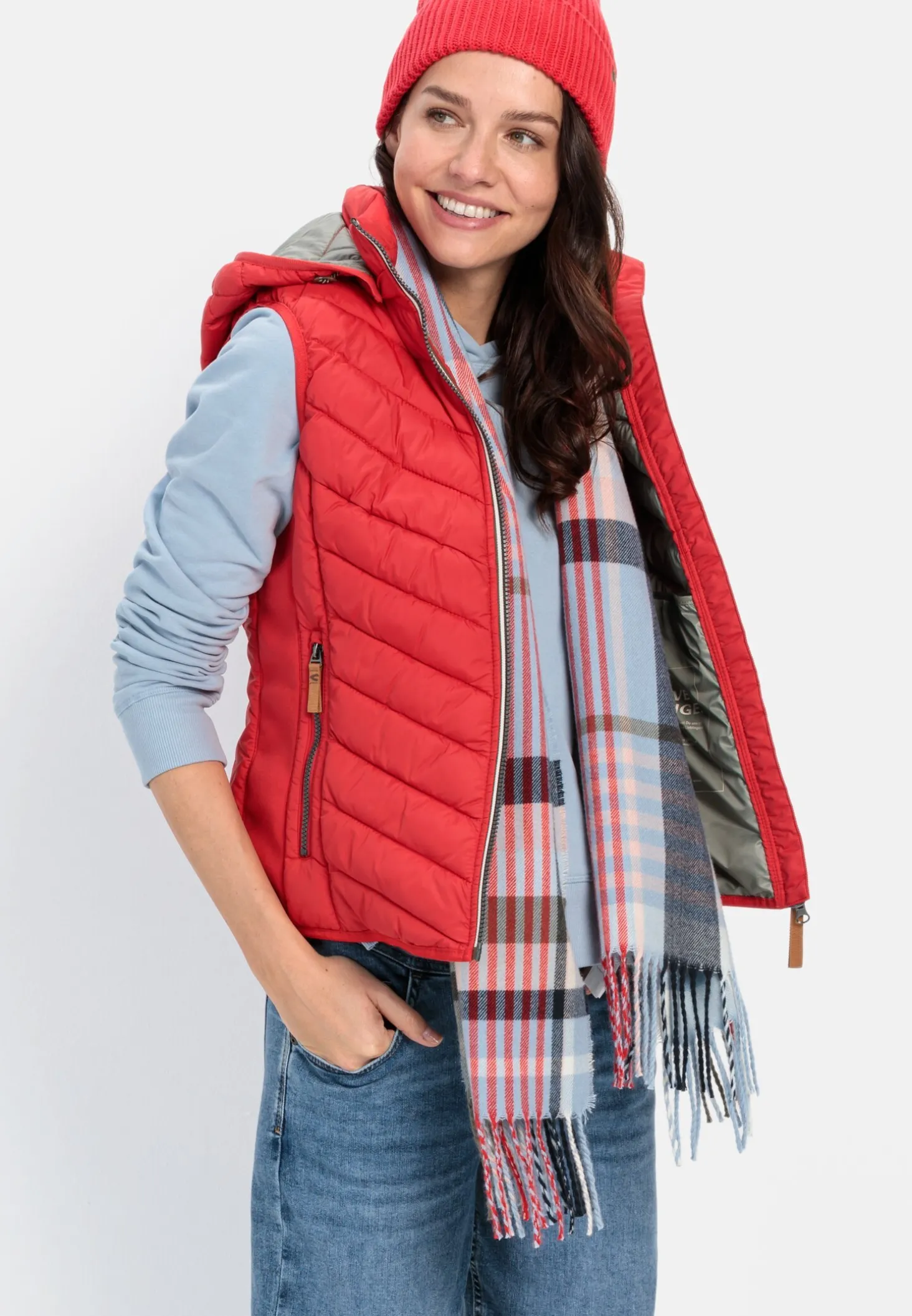 Steppweste aus recyceltem Polyester