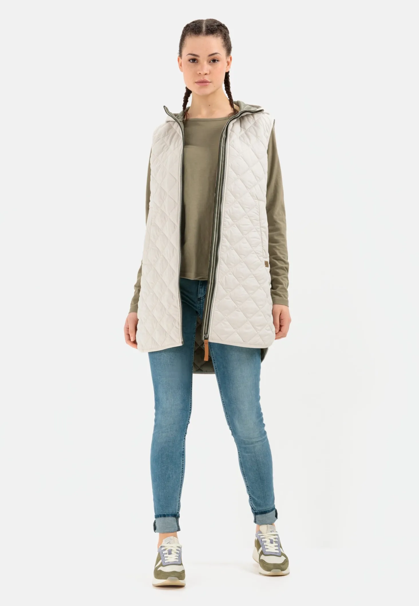 Steppweste aus recyceltem Polyester