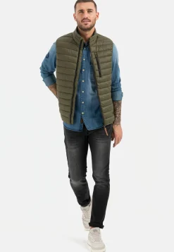Steppweste mit horizontaler Steppung aus recyceltem Polyester