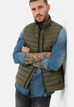 Steppweste mit horizontaler Steppung aus recyceltem Polyester