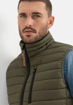 Steppweste mit horizontaler Steppung aus recyceltem Polyester