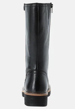 Stiefel aus Leder mit Reißverschluss