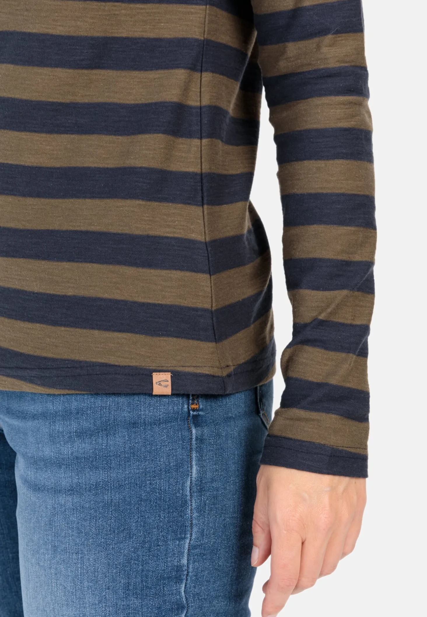 Streifenshirt aus reiner Baumwolle