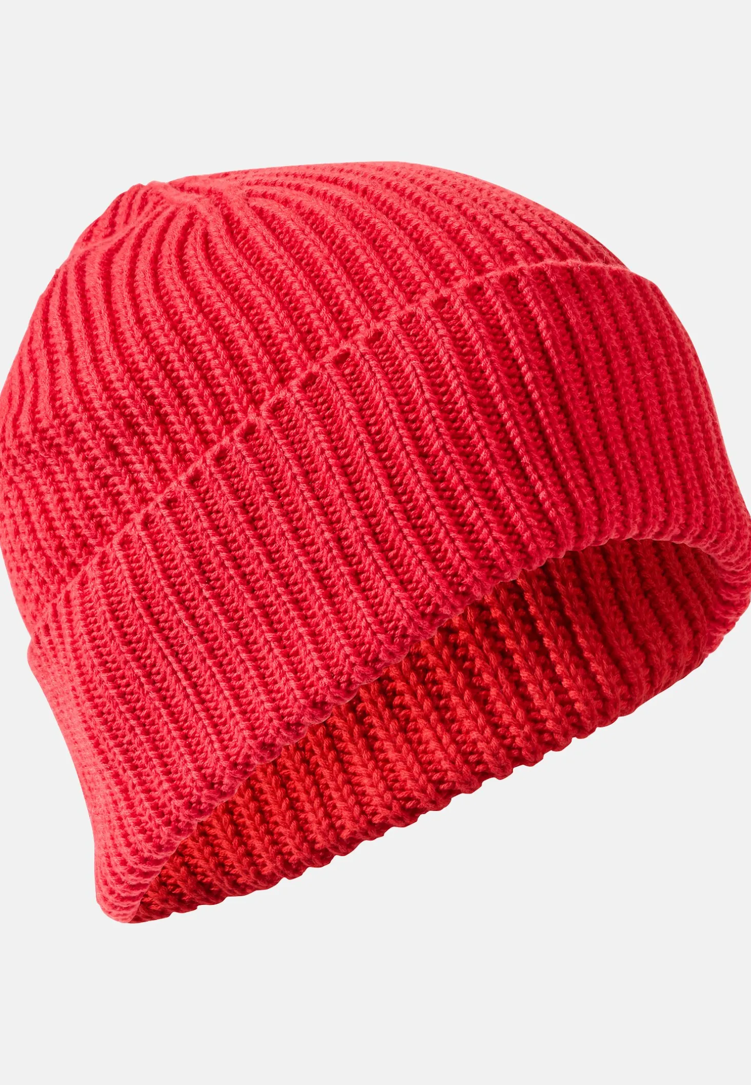 Strick-Beanie aus reiner Baumwolle