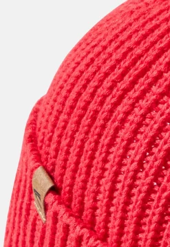 Strick-Beanie aus reiner Baumwolle