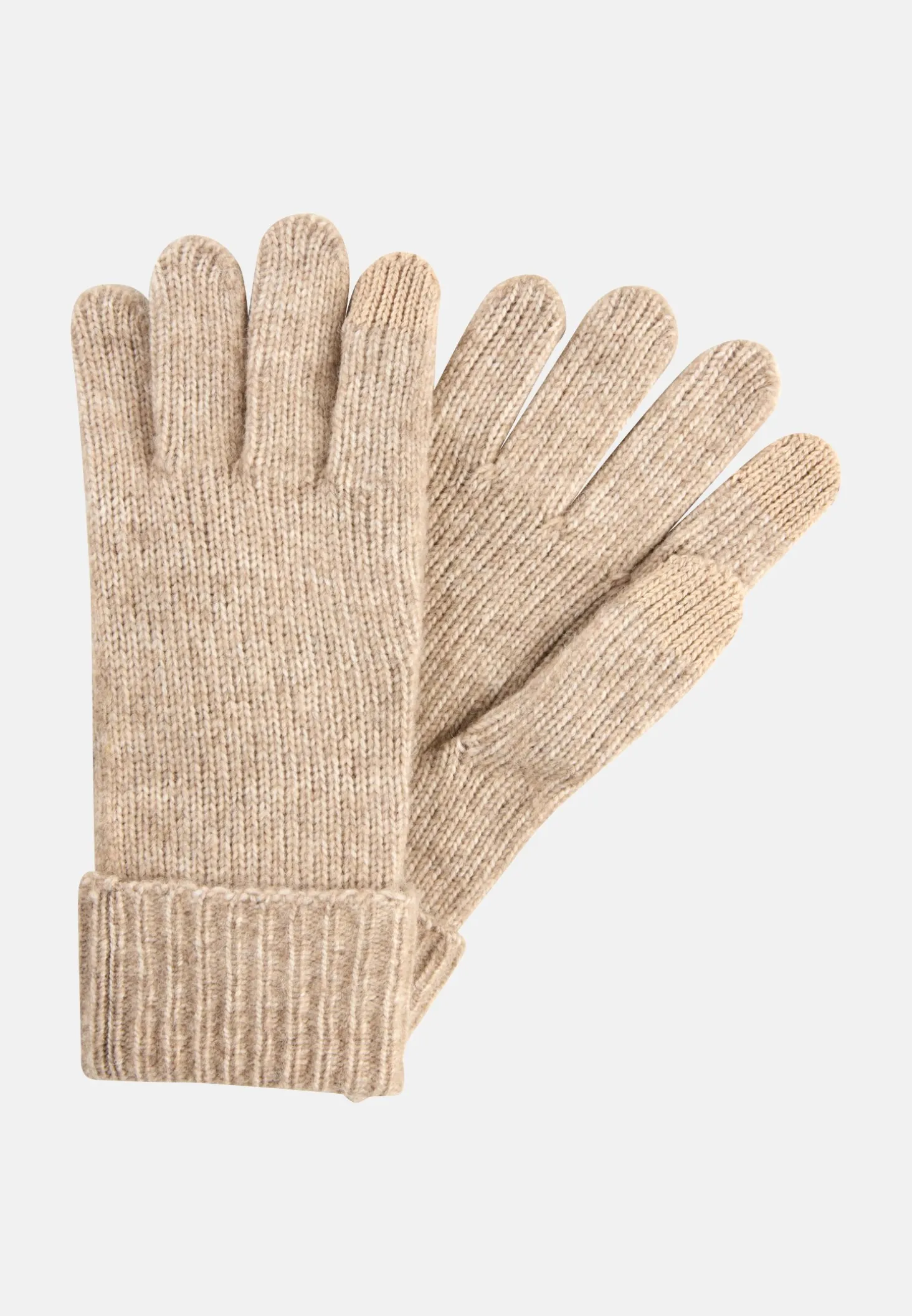 Strickhandschuhe aus weichem Materialmix
