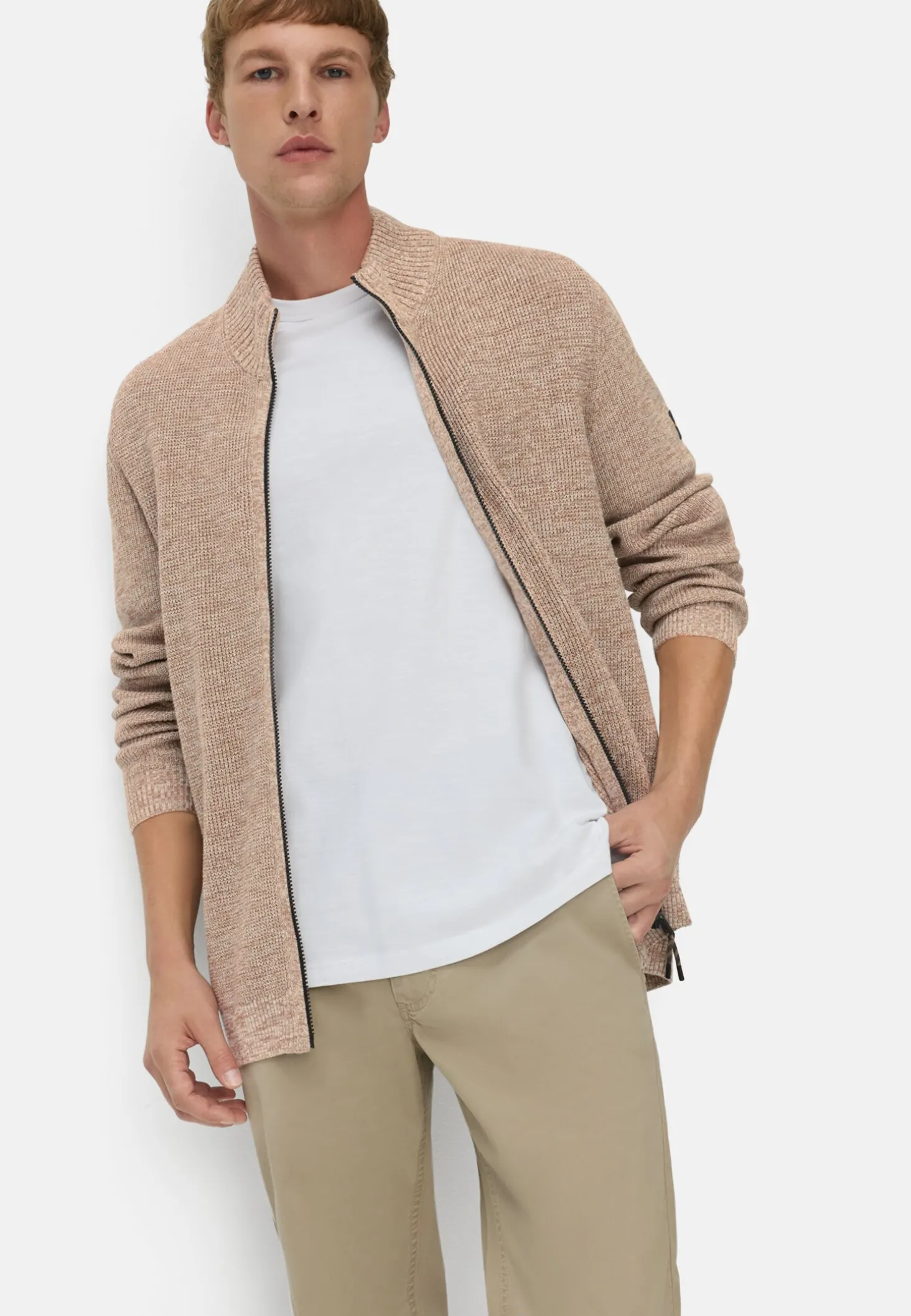 Strickjacke aus einem soften Baumwollmix