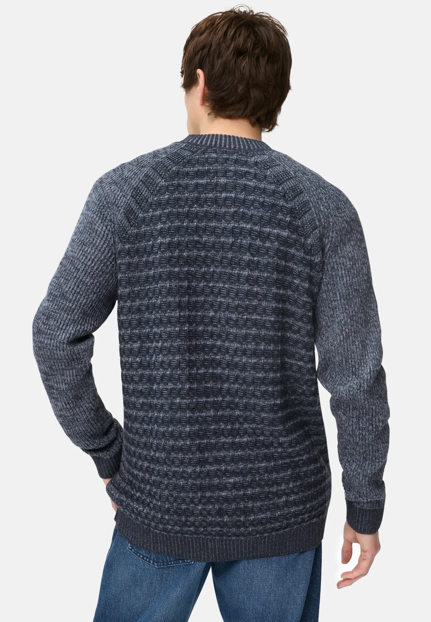 Strickjacke im Bomberstil