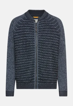 Strickjacke im Bomberstil