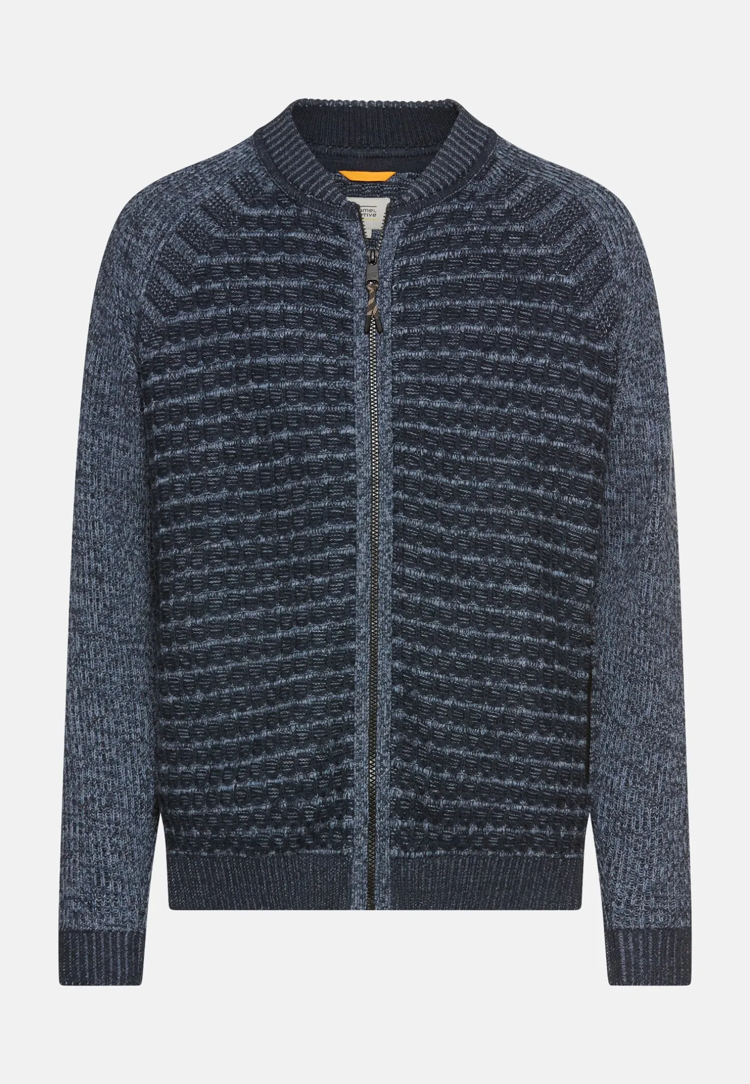 Strickjacke im Bomberstil