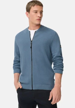 Strickjacke im Bomberstil