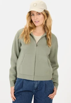 Strickjacke mit Kapuze