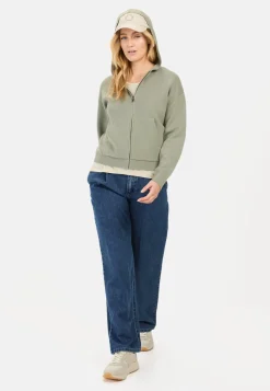 Strickjacke mit Kapuze