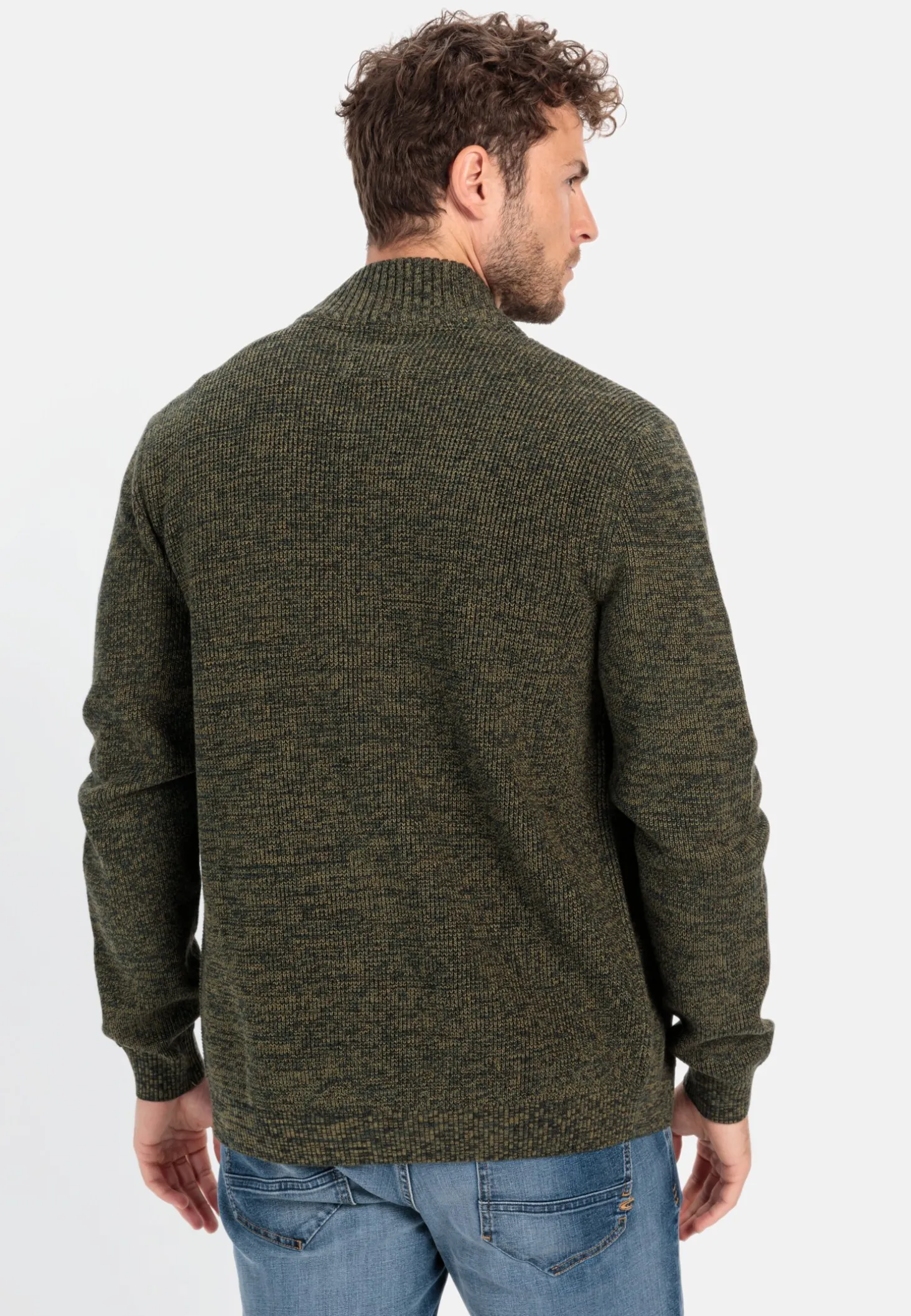 Strickjacke mit Reißverschluss