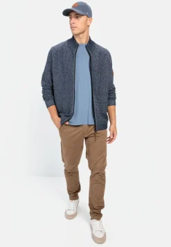 Strickjacke mit Reißverschluss