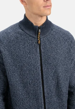 Strickjacke mit Reißverschluss