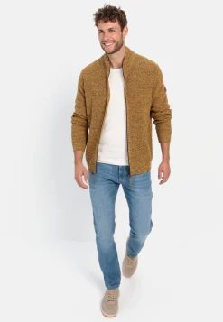 Strickjacke mit Reißverschluss