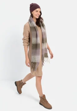 Strickkleid mit Stehkragen