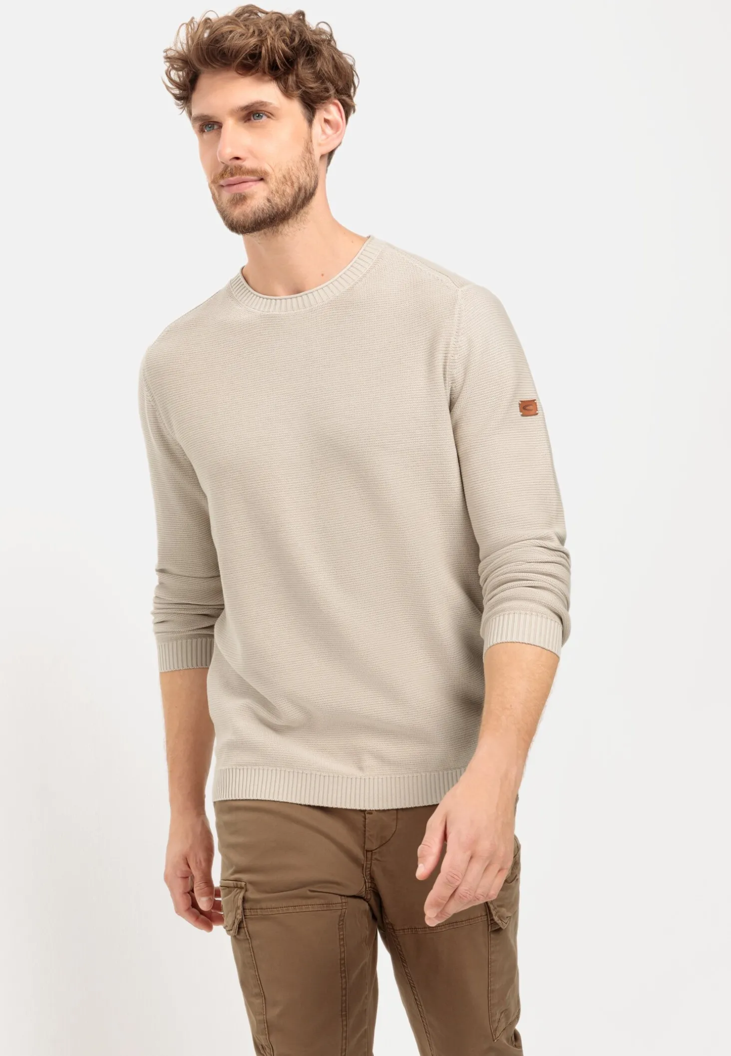Strickpullover aus Organic Cotton