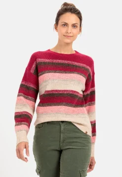 Strickpullover aus recyceltem Materialmix