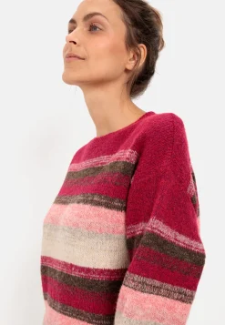 Strickpullover aus recyceltem Materialmix