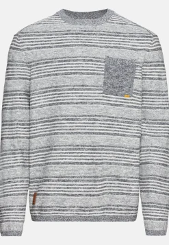 Strickpullover im Streifenmuster