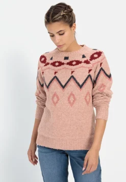 Strickpullover mit Norwegermuster