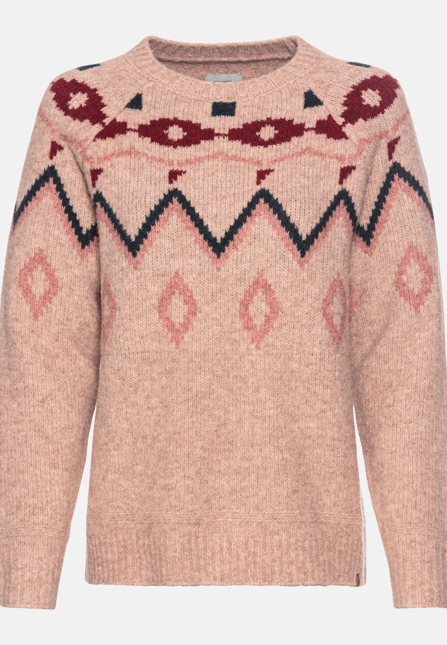 Strickpullover mit Norwegermuster