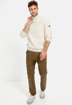Strickpullover mit Rollkragen