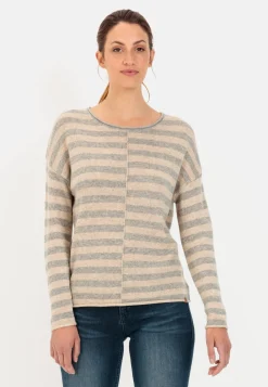 Strickpullover mit Streifenmuster