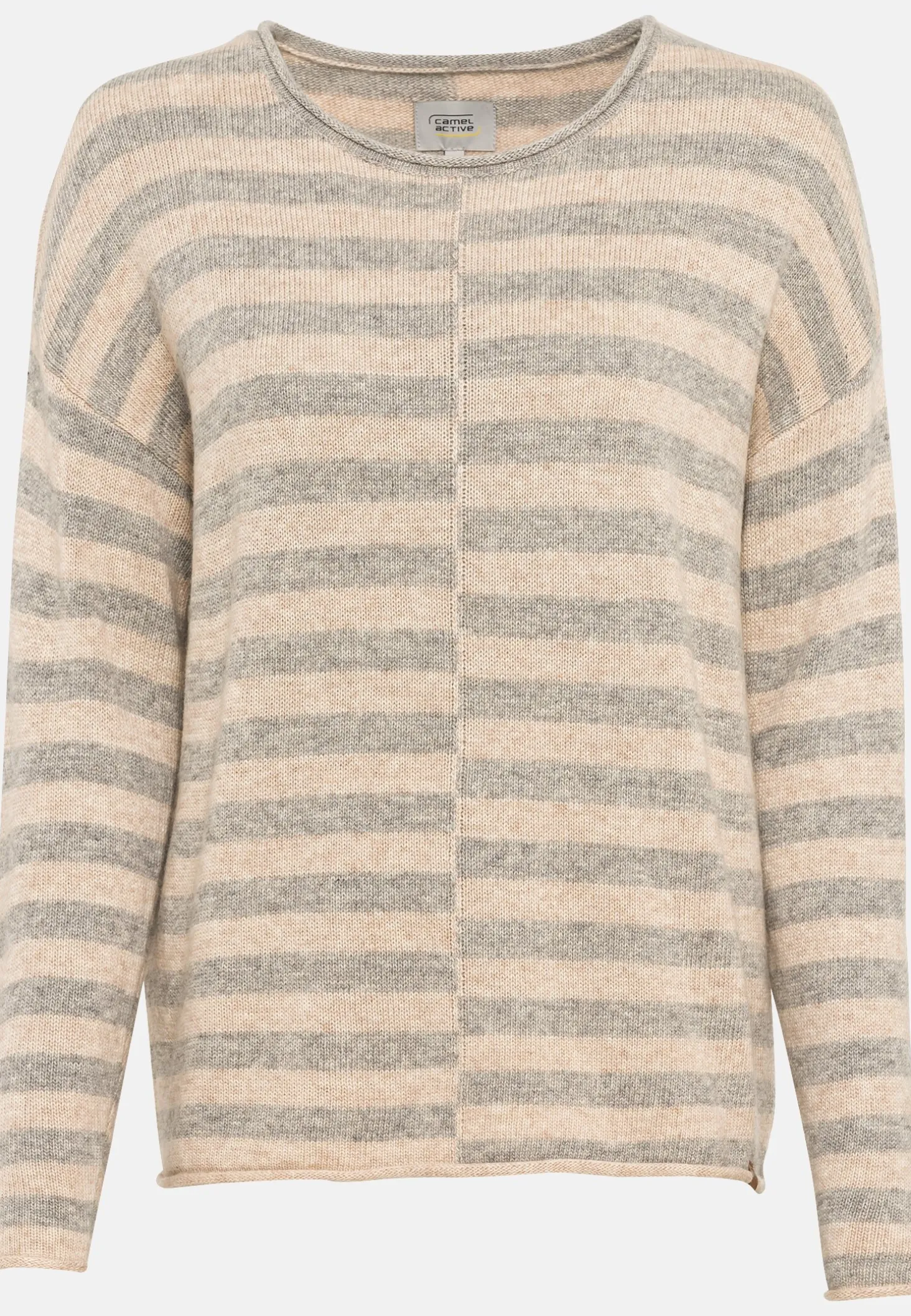 Strickpullover mit Streifenmuster